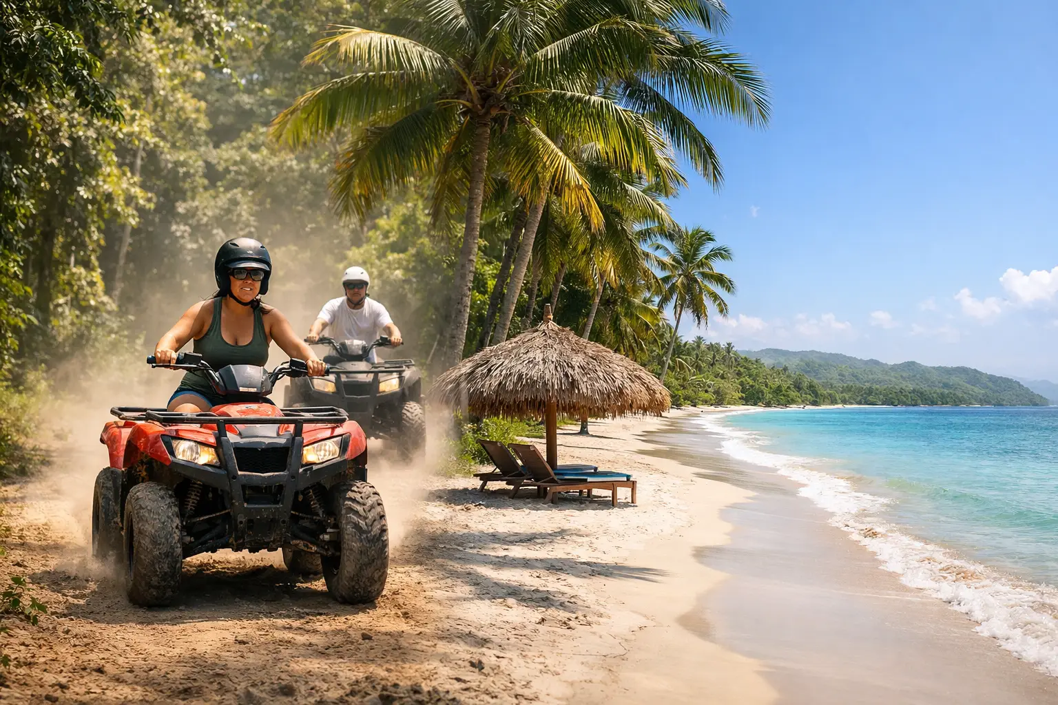 Miches Private Quad Tour + Playa Esmeralda