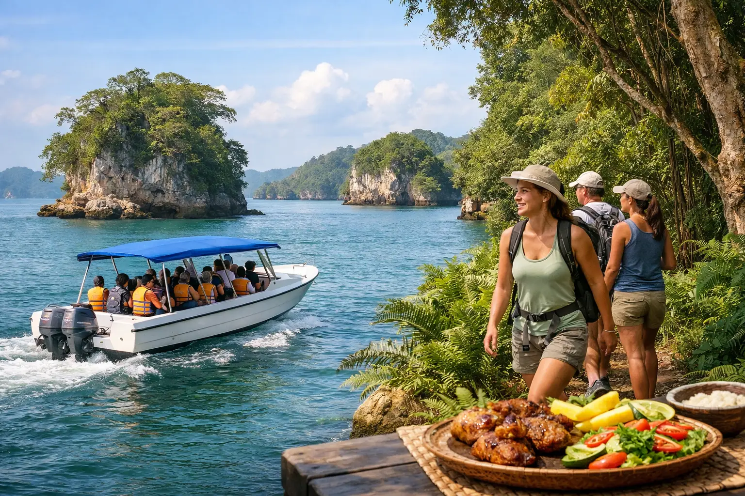 Los Haitises Boat and Walking Tour with Lunch