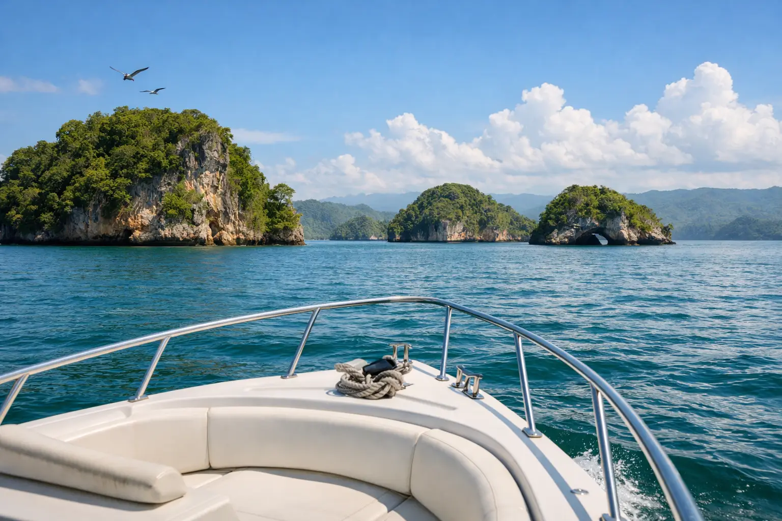 Los Haitises from Samana by Boat