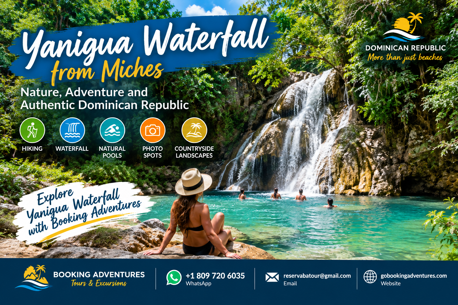 Yanigua-Wasserfall von Miches | Touren, Wandern und Naturabenteuer - Saona Island Tours & Excursions Guide