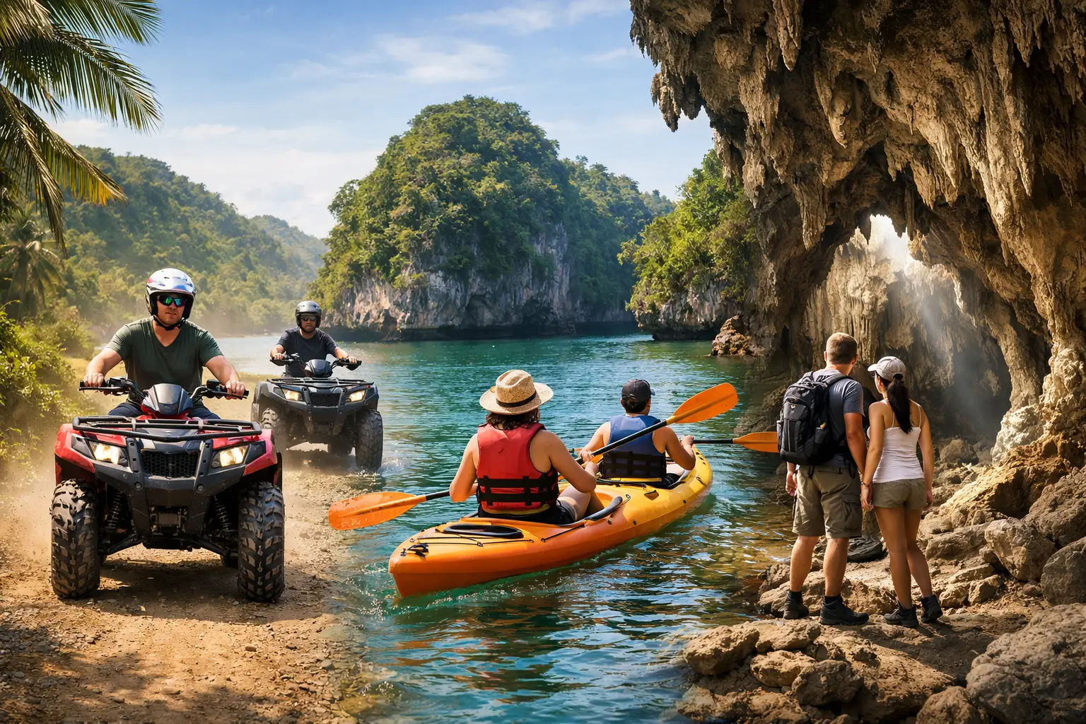 Las Terrenas Los Haitises ATV, Kayaks & Caves